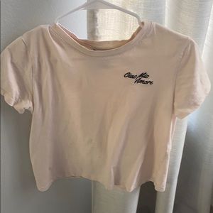Beige pink t-shirt